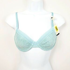 NWT Jasmine and Ginger, 36B Aqua Heather Premium Underwire Bra